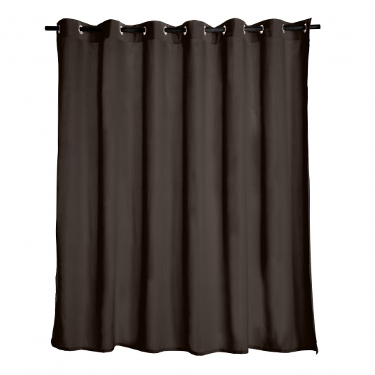 Dark Chocolate Extra Wide Outdoor Curtain